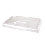 Picture of Cardholder / carrying case rigid plastic Double Slider Bar with lock clear (horizontal / landscape) for 2 cards. 60270270