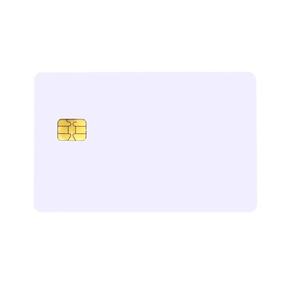 Billede af FM 5542/ SLE 5542 Chipkort blank hvidt plastkort med synlig chip. 70102073