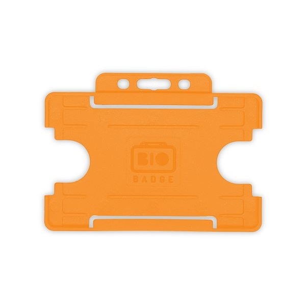 Billede af Bio Kortholder/bæreetui åben front plast orange (vandret/horisontal/landscape). 60270453
