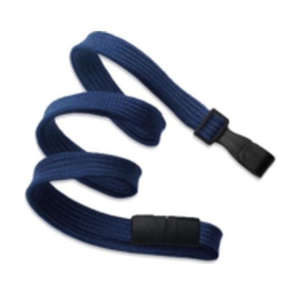 Billede af Blå lanyard / Halssnor / Keyhanger / Nøglesnor / Halsrem 10 mm med plast krog. 60270508vud