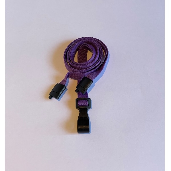 Billede af Lilla lanyard / Halssnor / Keyhanger / Nøglesnor / Halsrem 10 mm med plast krog. 60270544_1