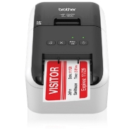Billede af Etiketprinter / Navneskiltsprinter / Kongresskilt / Prisskilte Brother QL-800 USB. BRQL800ZW1