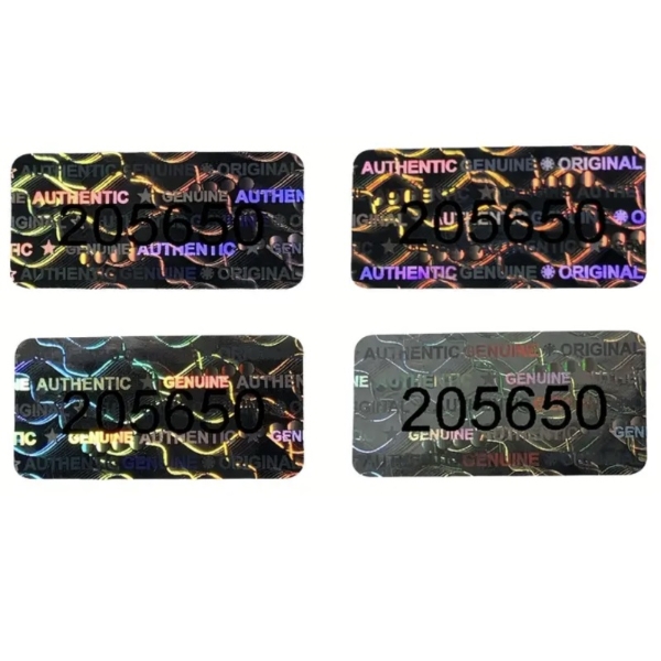Billede af Holografisk klistermærke sikkerhedsmærke med serienummering tamper proof / VOID / AUTHENTIC. 80102039
