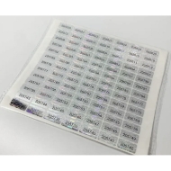 Billede af Holografisk klistermærke sikkerhedsmærke med serienummering tamper proof / VOID / AUTHENTIC. 80102039