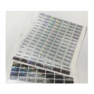 Billede af Holografisk klistermærke sikkerhedsmærke med serienummering tamper proof / VOID / AUTHENTIC. 80102039