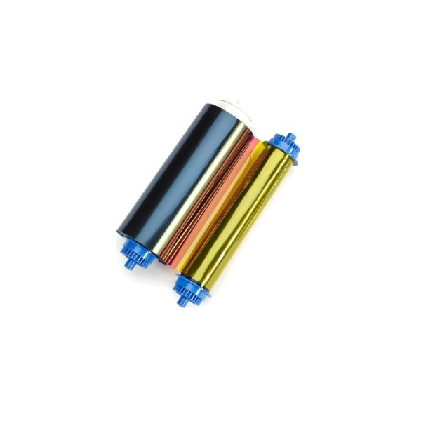 Picture of Zebra ZC10L color ribbon/dye film (YMC0). Zebra 800010-140 - 400 prints. ZEB-800010-140