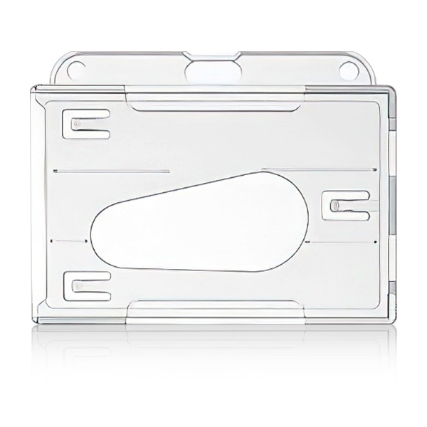 Picture of 3 card cardholder / carrying case rigid plastic (horizontal/landscape). 60270265